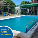 kolam renang biru bagus