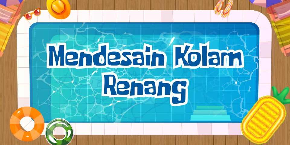 Cara Menggambar Kolam Renang